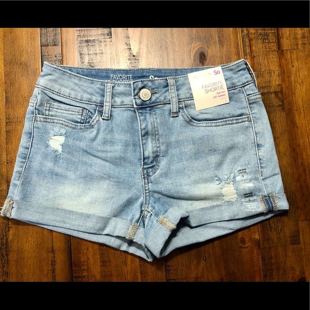 Denim Shorts- size 5, new with tags